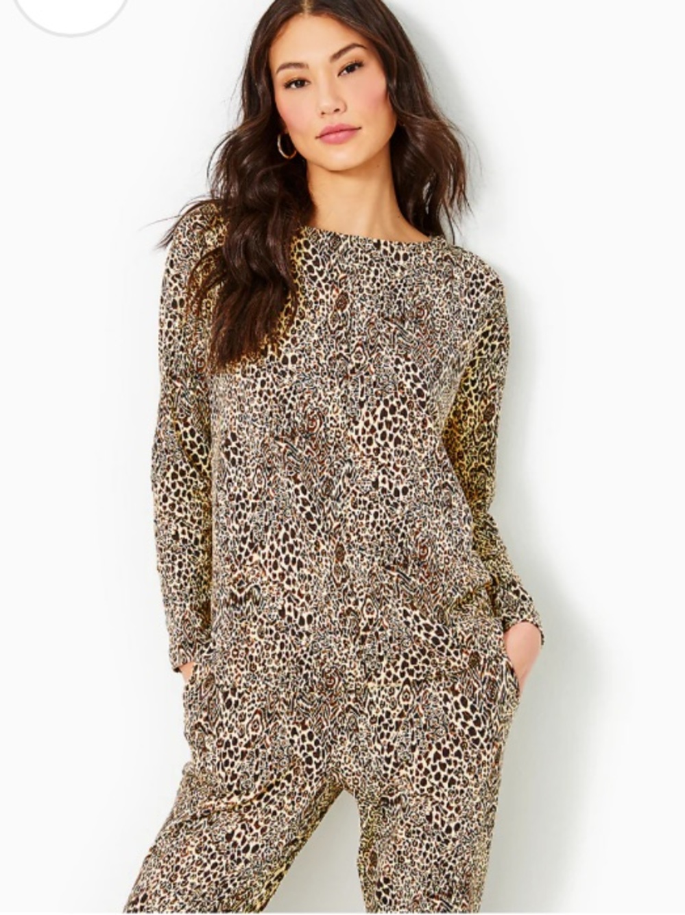 Lilly Pulitzer Karessa UPF 50+ Top‎ Macadamia Pattern Play
Large
Leopard Cheetah
